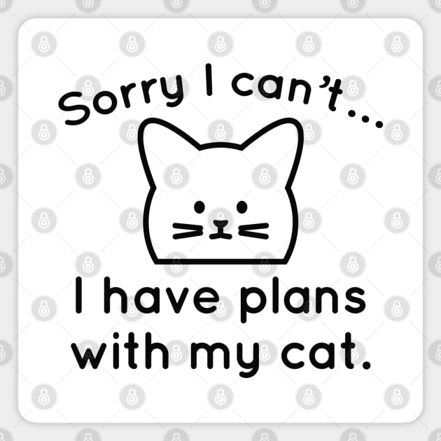 Sorry I Can't Magnet by LuckyFoxDesigns